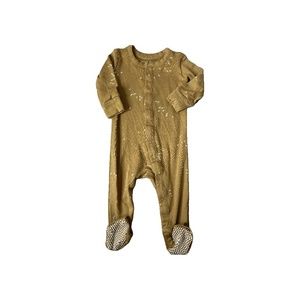 Colored Organics Unisex Brown Pajamas size: 0-3 months